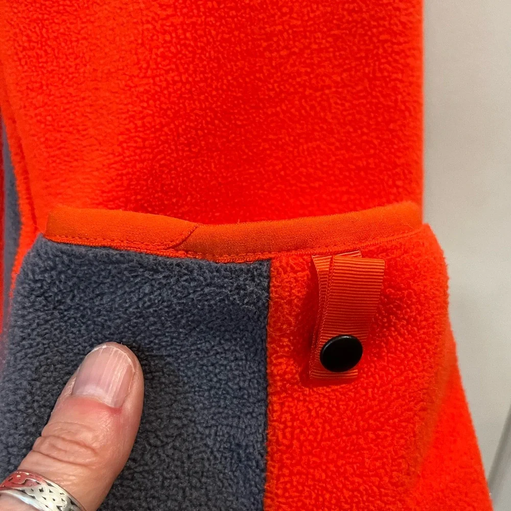 The North Face Men’s Two Tone Microfleece Active Zip Jacket Sz XL Orange Gray